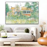 Quadro Stampa su Tela Little Hyttnäs, Carl Larsson - CupidoDesign