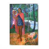 Quadro Stampa su Tela Lo Stregone di Hiva, Paul Gauguin - CupidoDesign
