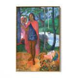 Quadro Stampa su Tela Lo Stregone di Hiva, Paul Gauguin - CupidoDesign