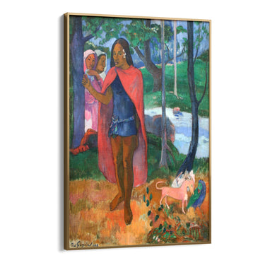 Quadro Stampa su Tela Lo Stregone di Hiva, Paul Gauguin - CupidoDesign
