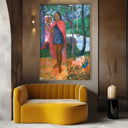 Quadro Stampa su Tela Lo Stregone di Hiva, Paul Gauguin - CupidoDesign