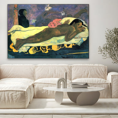 Quadro Stampa su Tela Lo spirito dei morti veglia, Paul Gauguin - CupidoDesign