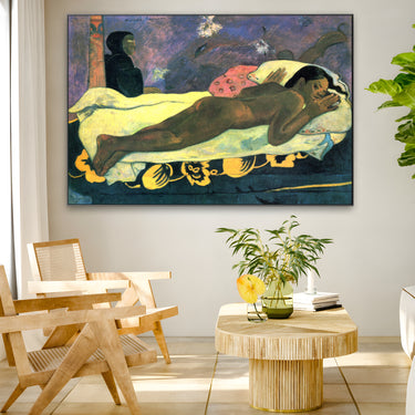 Quadro Stampa su Tela Lo spirito dei morti veglia, Paul Gauguin - CupidoDesign