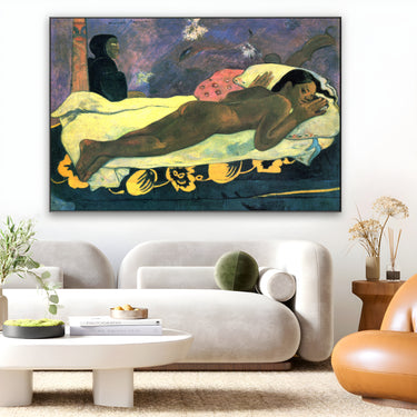Quadro Stampa su Tela Lo spirito dei morti veglia, Paul Gauguin - CupidoDesign