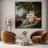 Quadro Stampa su Tela Love Letter, François Boucher - CupidoDesign