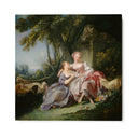 Quadro Stampa su Tela Love Letter, François Boucher - CupidoDesign