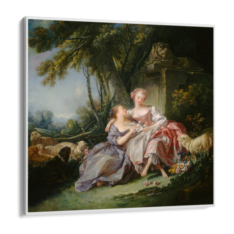 Quadro Stampa su Tela Love Letter, François Boucher - CupidoDesign