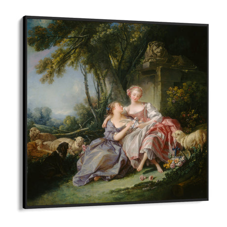 Quadro Stampa su Tela Love Letter, François Boucher - CupidoDesign