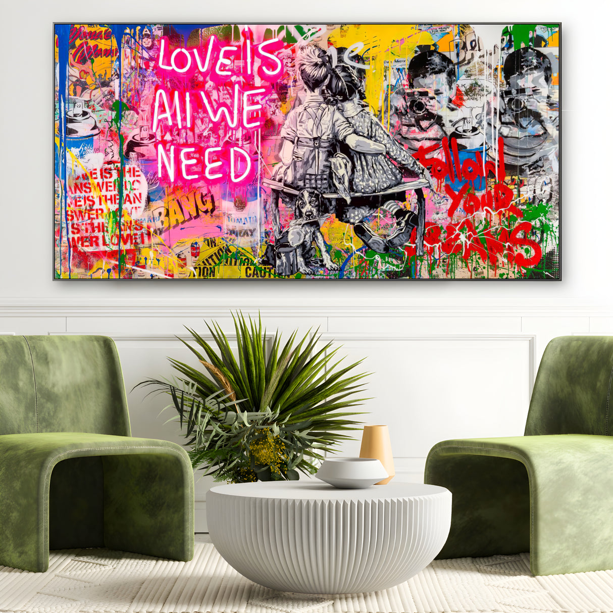 Love is All We Need 75x150cm