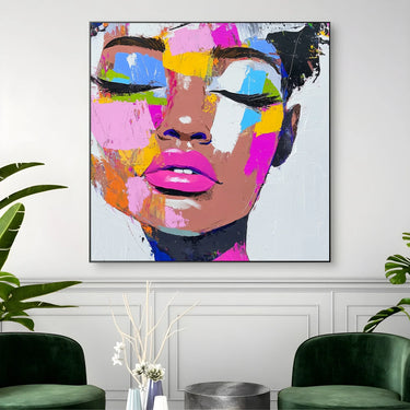 Quadro Stampa su Tela Espressività senza Limiti - CupidoDesign