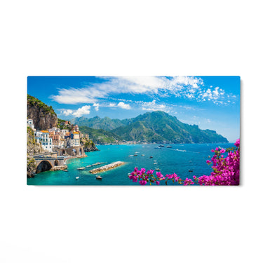 Quadro Stampa su Tela Luce Mediterranea, Amalfi - CupidoDesign