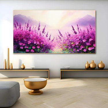 Quadro Stampa su Tela Luce Viola - CupidoDesign