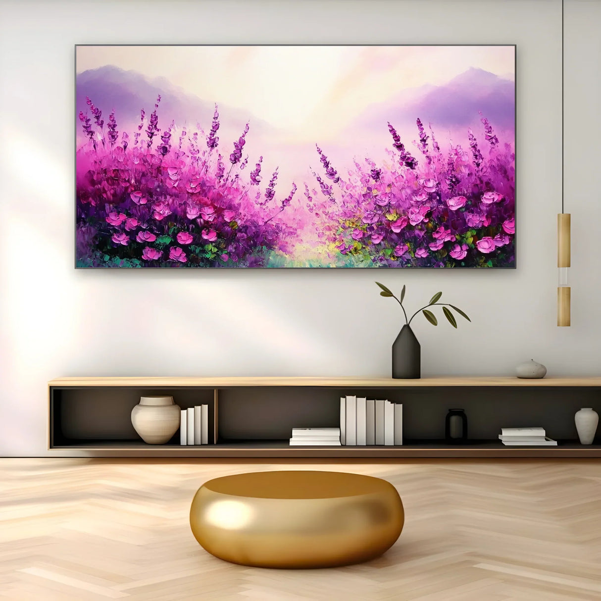 Quadro Stampa su Tela Luce Viola - CupidoDesign