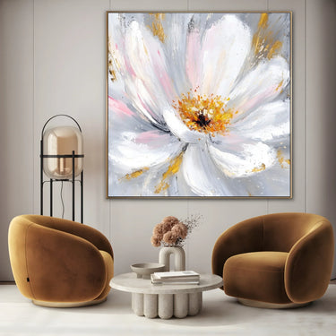Quadro Stampa su Tela Lucente Petalo - CupidoDesign