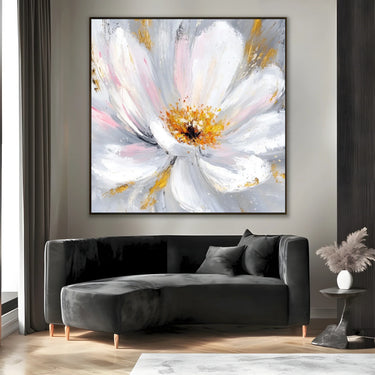 Quadro Stampa su Tela Lucente Petalo - CupidoDesign