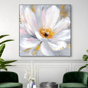 Quadro Stampa su Tela Lucente Petalo - CupidoDesign