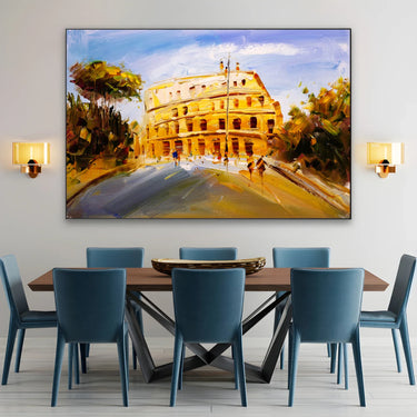 Quadro Stampa su Tela Luce su Roma - CupidoDesign