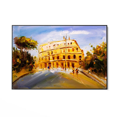 Quadro Stampa su Tela Luce su Roma - CupidoDesign