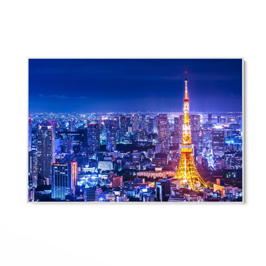 Quadro Stampa su Tela Luci della metropoli, Tokyo - CupidoDesign