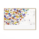 Quadro Stampa su Tela Lussuoso Colorato - CupidoDesign