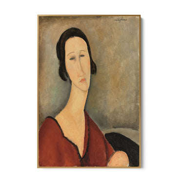Quadro Stampa su Tela Madame Hanka Zborowska, Amedeo Modigliani - CupidoDesign