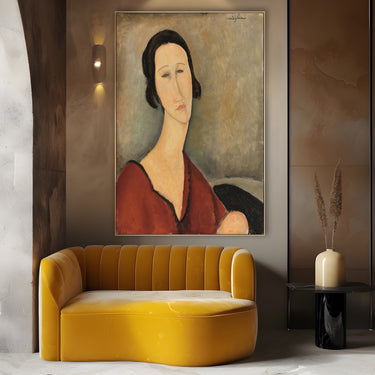 Quadro Stampa su Tela Madame Hanka Zborowska, Amedeo Modigliani - CupidoDesign