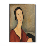 Quadro Stampa su Tela Madame Hanka Zborowska, Amedeo Modigliani - CupidoDesign