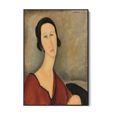 Quadro Stampa su Tela Madame Hanka Zborowska, Amedeo Modigliani - CupidoDesign