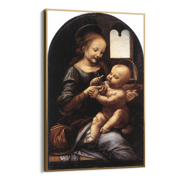 Quadro Stampa su Tela Madonna Benois, Leonardo da Vinci - CupidoDesign