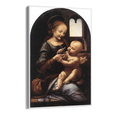 Quadro Stampa su Tela Madonna Benois, Leonardo da Vinci - CupidoDesign