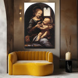 Quadro Stampa su Tela Madonna Benois, Leonardo da Vinci - CupidoDesign