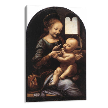 Quadro Stampa su Tela Madonna Benois, Leonardo da Vinci - CupidoDesign