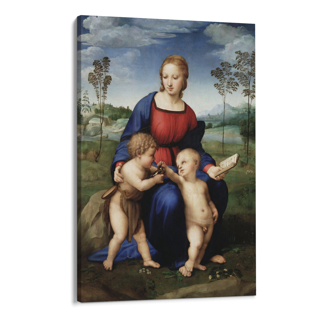 Quadro Stampa su Tela Madonna del Cardellino, Raffaello Sanzio - CupidoDesign