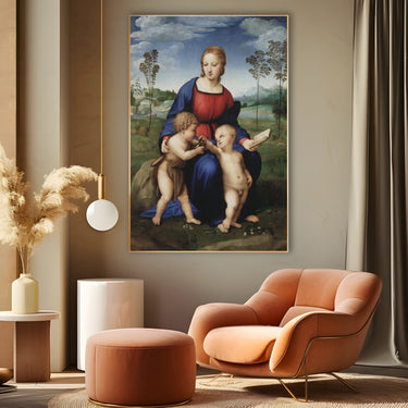 Quadro Stampa su Tela Madonna del Cardellino, Raffaello Sanzio - CupidoDesign