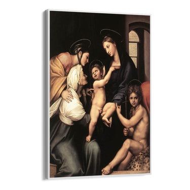Quadro Stampa su Tela Madonna del panno, Raffaello Sanzio - CupidoDesign