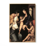 Quadro Stampa su Tela Madonna del panno, Raffaello Sanzio - CupidoDesign