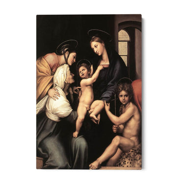 Quadro Stampa su Tela Madonna del panno, Raffaello Sanzio - CupidoDesign