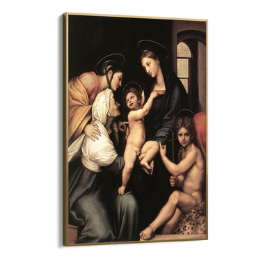 Quadro Stampa su Tela Madonna del panno, Raffaello Sanzio - CupidoDesign