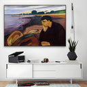 Quadro Stampa su Tela Malinconia, Edvard Munch - CupidoDesign
