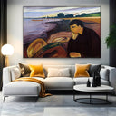 Quadro Stampa su Tela Malinconia, Edvard Munch - CupidoDesign