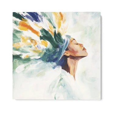 Quadro Stampa su Tela Mano Fiorita - CupidoDesign