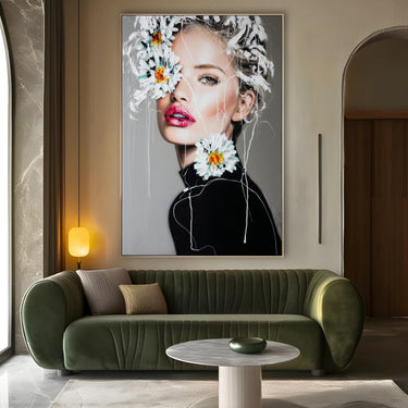 Quadro Stampa su Tela Margherita Espressiva - CupidoDesign