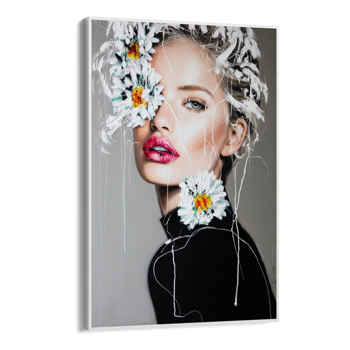 Quadro Stampa su Tela Margherita Espressiva - CupidoDesign