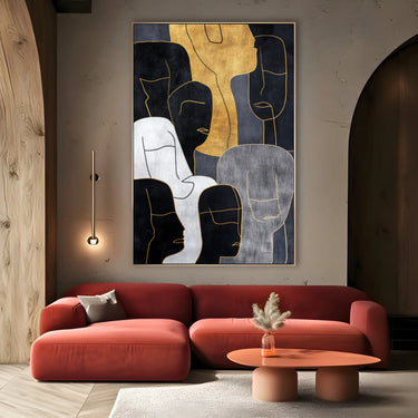Quadro Stampa su Tela Maschera Viva - CupidoDesign