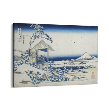 Quadro Stampa su Tela Mattina dopo una nevicata a Koishikawa, Katsushika Hokusai - CupidoDesign