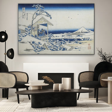 Quadro Stampa su Tela Mattina dopo una nevicata a Koishikawa, Katsushika Hokusai - CupidoDesign