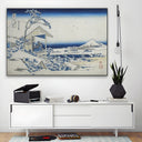 Quadro Stampa su Tela Mattina dopo una nevicata a Koishikawa, Katsushika Hokusai - CupidoDesign