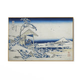 Quadro Stampa su Tela Mattina dopo una nevicata a Koishikawa, Katsushika Hokusai - CupidoDesign