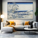 Quadro Stampa su Tela Mattina dopo una nevicata a Koishikawa, Katsushika Hokusai - CupidoDesign