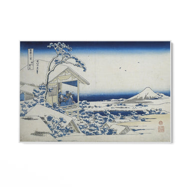 Quadro Stampa su Tela Mattina dopo una nevicata a Koishikawa, Katsushika Hokusai - CupidoDesign